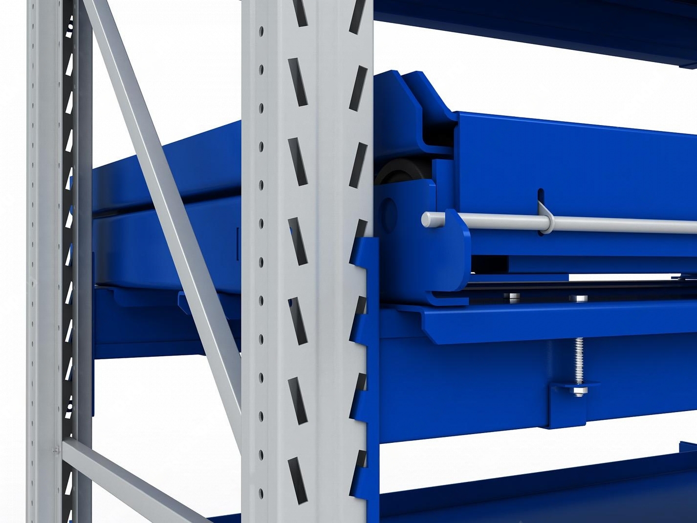 ER-00023396 Стеллаж с выкатными платформами S-HEAVY 1000/1300 (3 яруса хранения)