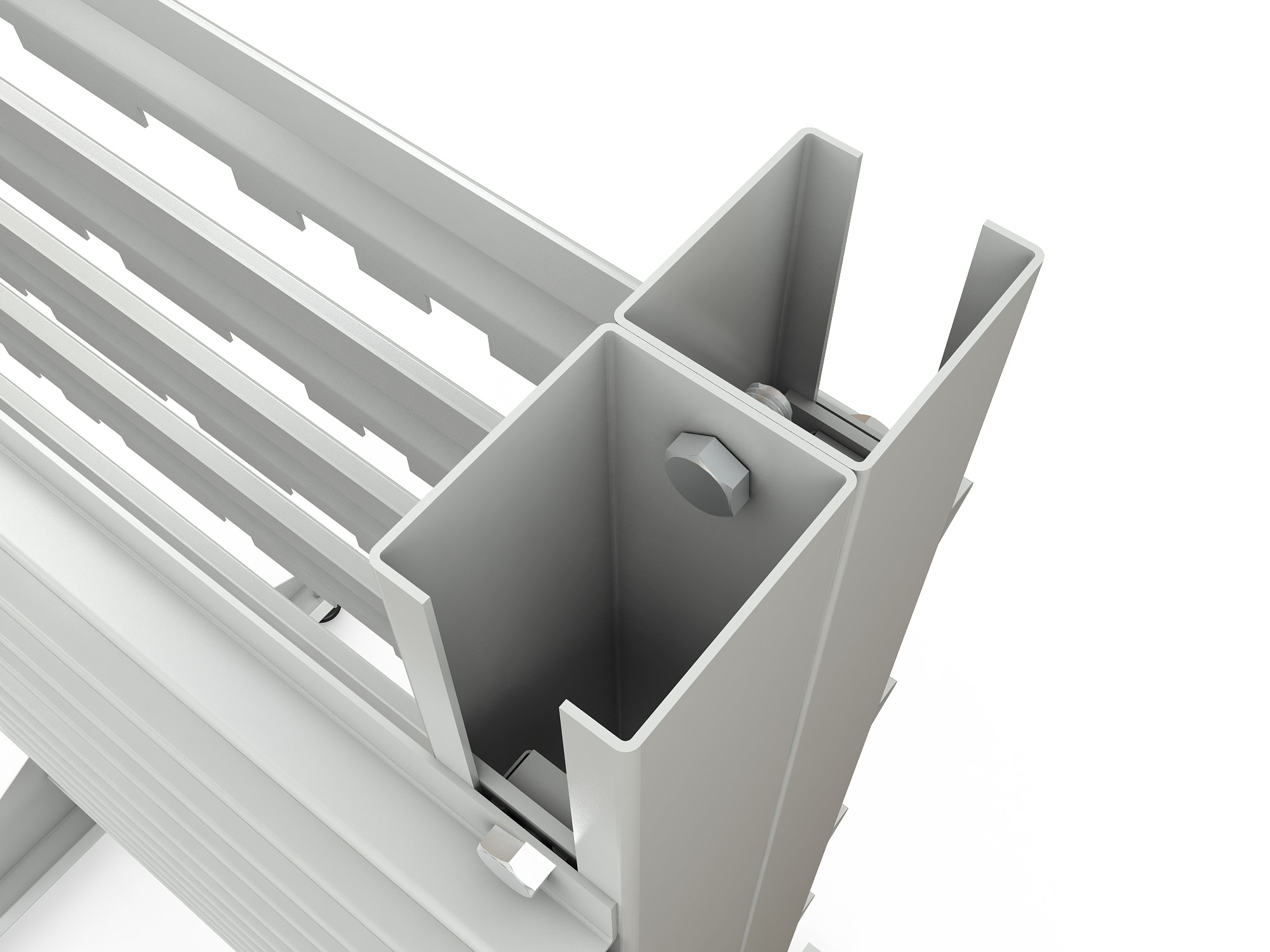 ER-00024074 Стеллаж для пластиковых лотков SORTEX односторонний 1500x1000x450.05