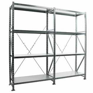 Стеллаж усиленный MS U 200/200(100+100)x50/8 (4+4) (Нагрузка на полку 300)