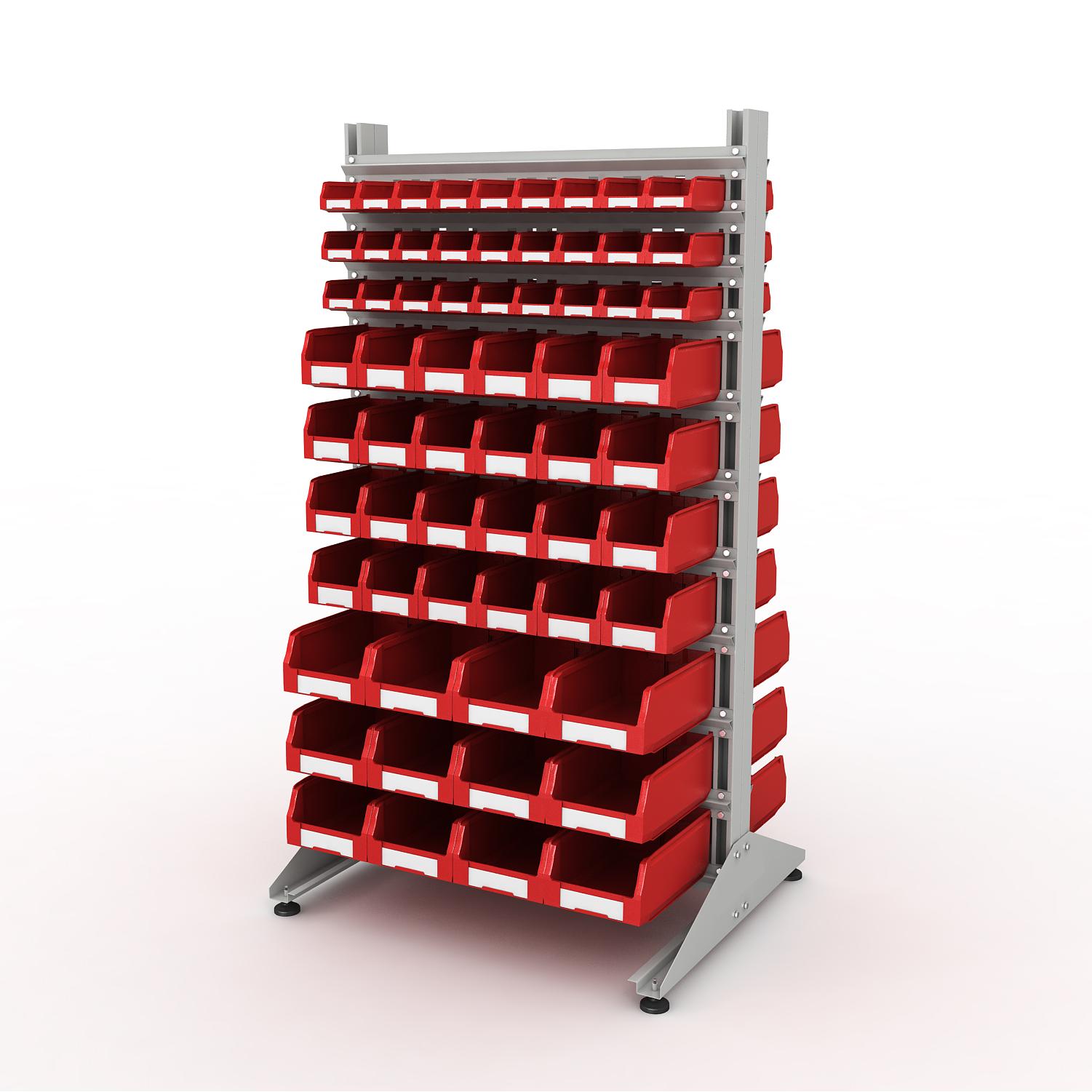 ER-00024047 Стеллаж для пластиковых лотков SORTEX двухсторонний 1800x1000x800.05