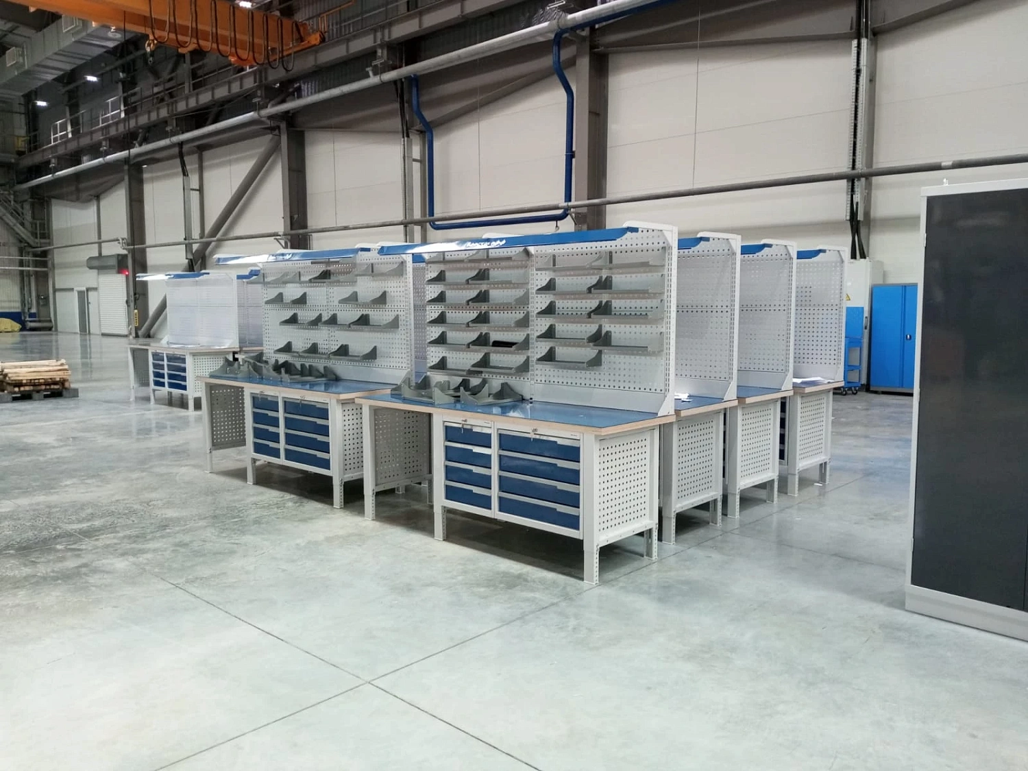 CTR 1432.S7L6.4-2F Верстак универсальный 2165x1393x743 мм