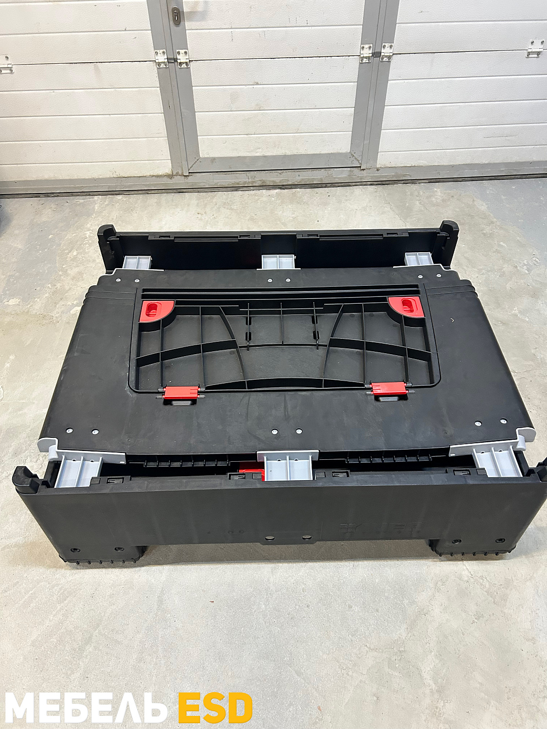 Складной ящик Bigbox с ESD-защитой на колесах