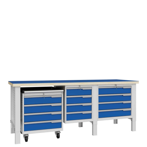 CTR 2232.S4L4M4.4 Верстак слесарный  1055x2193x743 мм