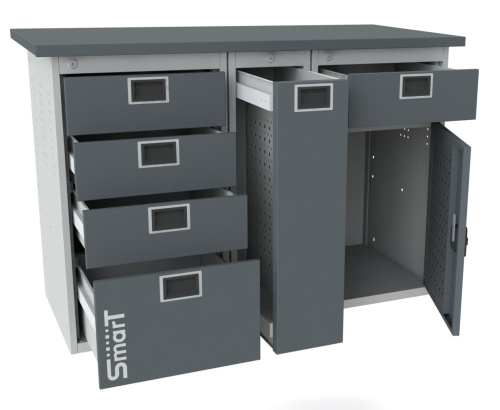 КГ047370 Верстак SMART 1280.4.P.1-1